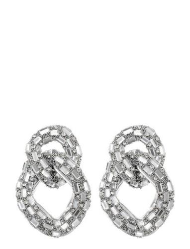 Sparkle Crystal Earring Øredobber Smykker Silver By Jolima