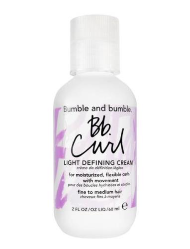 Bb. Curl Light Defining Cream Travel Stylingkrem Hårprodukter Nude Bum...