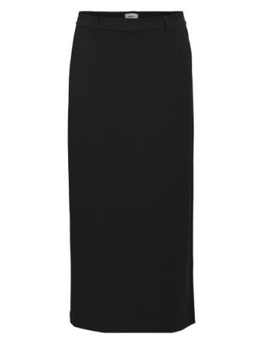Objlisa Mw Long Skirt Noos Langt Skjørt Black Object