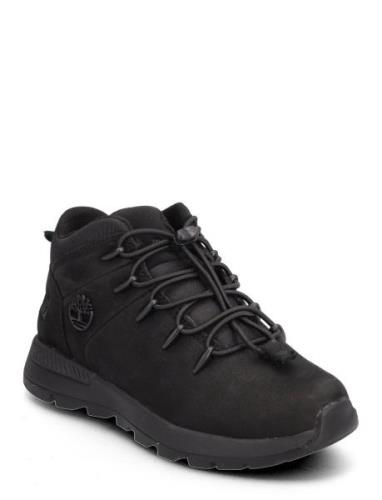 Mid Lace Sneaker Spri Jetbl Lave Sneakers Black Timberland