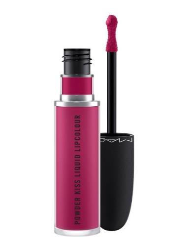 Powder Kiss Liquid Lipstick Lipgloss Sminke Purple MAC