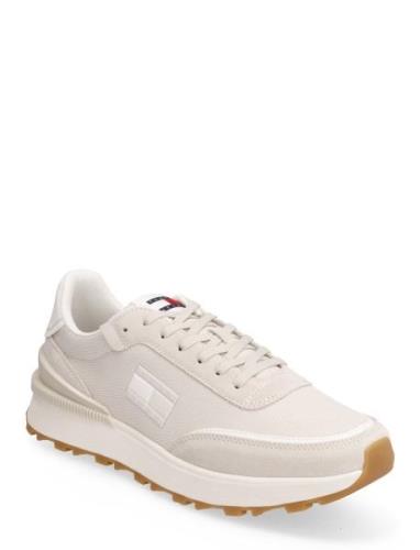 Tjm Technical Runner Lave Sneakers Cream Tommy Hilfiger