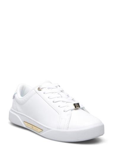 Golden Hw Court Sneaker Lave Sneakers White Tommy Hilfiger