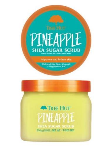 Shea Sugar Scrub Pineapple Bodyscrub Kroppspleie Kroppspeeling Nude Tr...