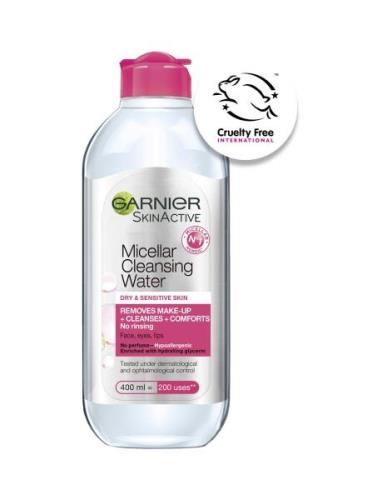 Micellar Cleansing Water Dry Skin Ansiktsrens Ansiktsvann Nude Garnier