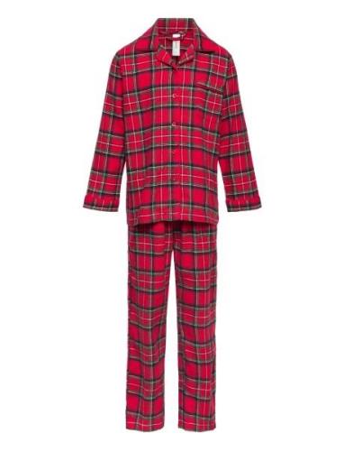 Pajama Flannel Yd Check Pyjamas Sett Red Lindex