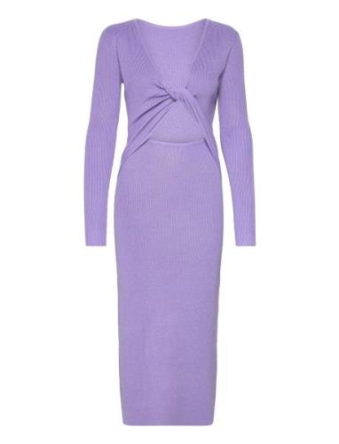 Lela Jenner Dress Knelang Kjole Purple Bzr