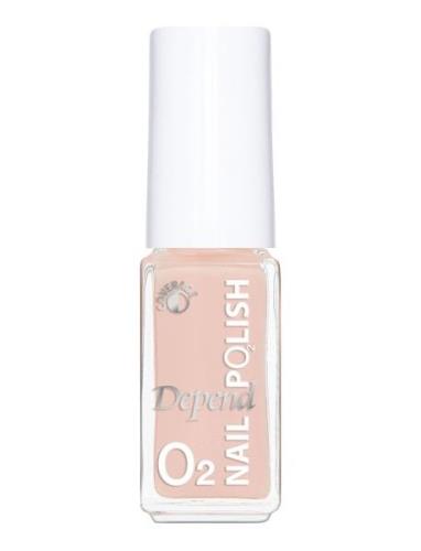 Minilack Oxygen Färg A728 Neglelakk Sminke Pink Depend Cosmetic