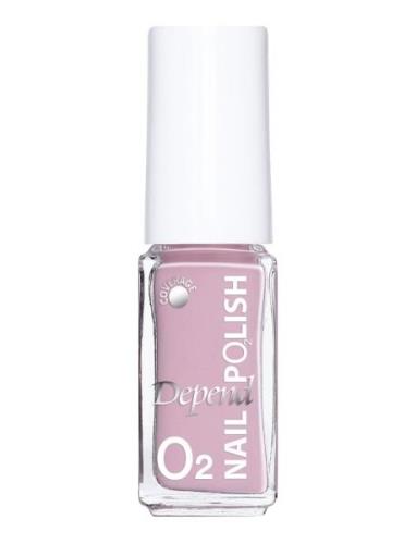 Minilack Oxygen Färg A699 Neglelakk Sminke Pink Depend Cosmetic