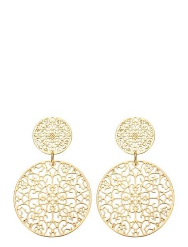 Double Spinn Earring Øredobber Smykker Gold By Jolima