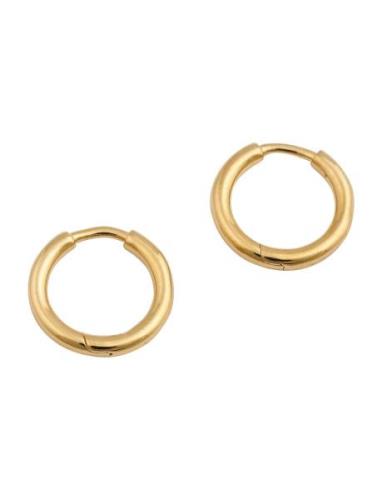 Beloved Fat Small Hoops Gold Accessories Jewellery Earrings Hoops Gold...