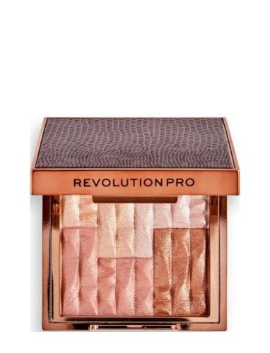 Revolution Pro Goddess Glow Shimmer Brick Afterglow Bronzer Solpudder ...