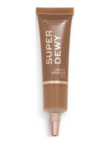 Revolution Superdewy Liquid Bronzer Fair To Light Bronzer Solpudder Br...