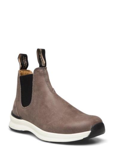 Bl 2141 Active Chelsea Boot Støvletter Chelsea Boot Grey Blundst