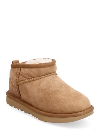 K Classic Ultra Mini Vinterstøvletter Pull On Brown UGG