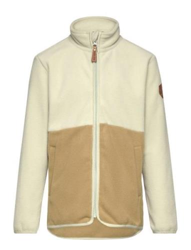 Fleece Jacket Recycled Outerwear Fleece Outerwear Fleece Jackets Beige...