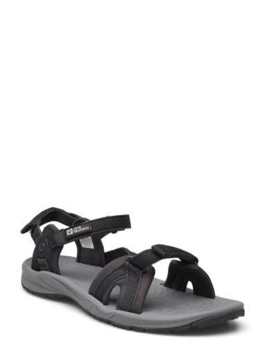 Lakewood Ride Sandal W,060 Flate Sandaler Black Jack Wolfskin