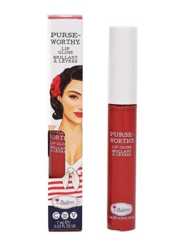 Purseworthy Lip Gloss - Tote Lipgloss Sminke Red The Balm