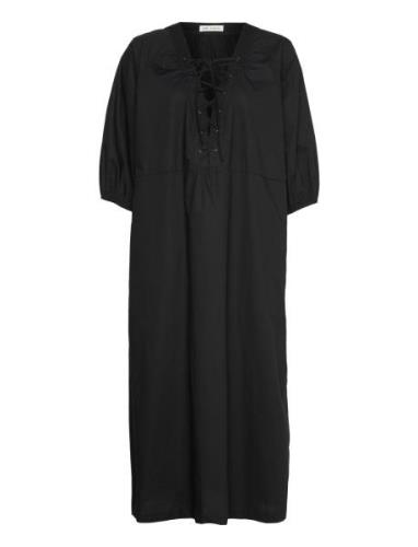 Essaga Maxi Dress Knelang Kjole Black Esme Studios