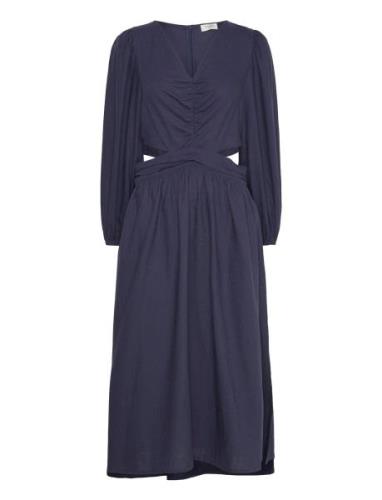 Esma Maxi Dress Maxikjole Festkjole Navy NORR