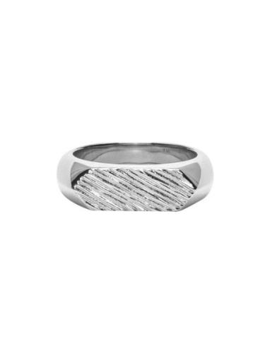 Ix Mini Brushed Hexagon Ring Silver Ring Smykker Silver IX Studios