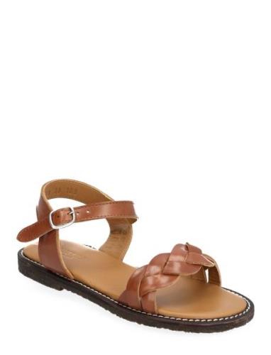 Sandals - Flat - Open Toe - Op Shoes Summer Shoes Sandals Brown ANGULU...