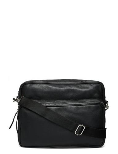 Leather Messenger Bag Skulderveske Veske Black Les Deux