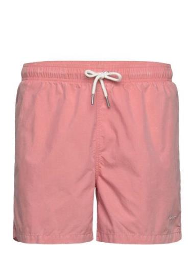 Sunfaded Swim Shorts Badeshorts Pink GANT