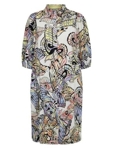 Nugala Dress Knelang Kjole Multi/patterned Nümph
