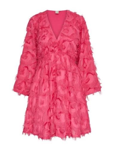 Yaspazylla 7/8 Dress - D2D Kort Kjole Pink YAS