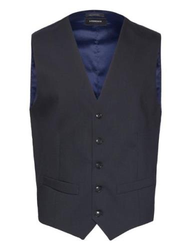 Technical Stretch Waistcoat Dressvest Navy Lindbergh Black