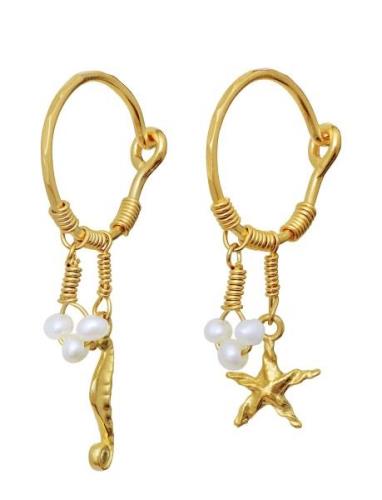 Momi Earrings Accessories Jewellery Earrings Hoops Gold Maanesten