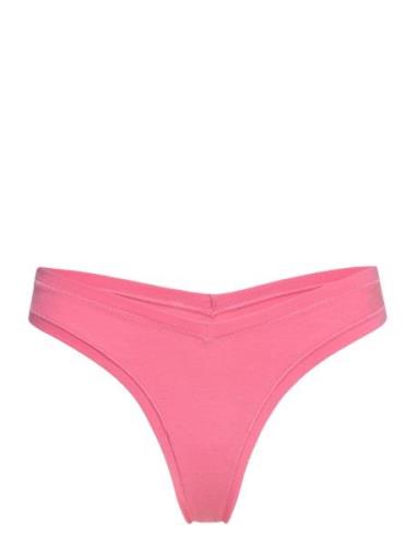 Flex Thong Stringtruse Undertøy Pink Organic Basics