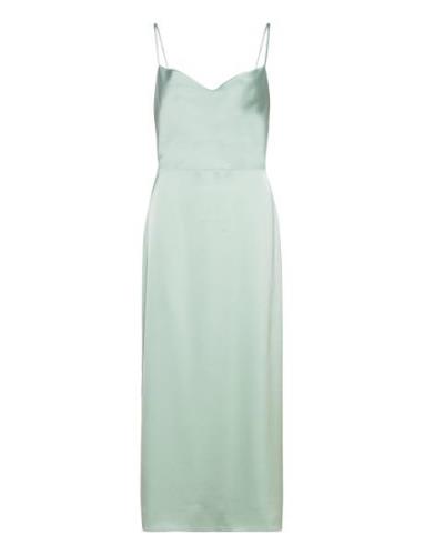 Viravenna Strap Ankle Dress - Noos Maxikjole Festkjole Green Vila