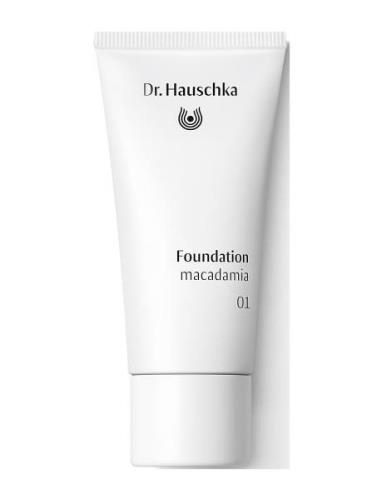 Foundation 01 Macadamia 30 Ml Foundation Sminke Dr. Hauschka
