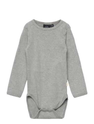 Bodystocking Bodies Long-sleeved Grey Sofie Schnoor Baby And Kids