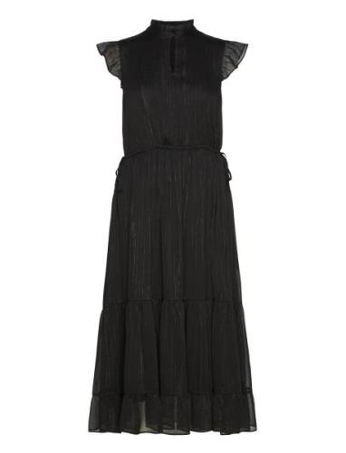 Senna Ofia Dress Knelang Kjole Black Bruuns Bazaar