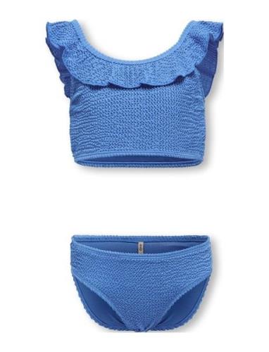 Kogtropez Structure Bikini Set Acc Bikini Blue Kids Only