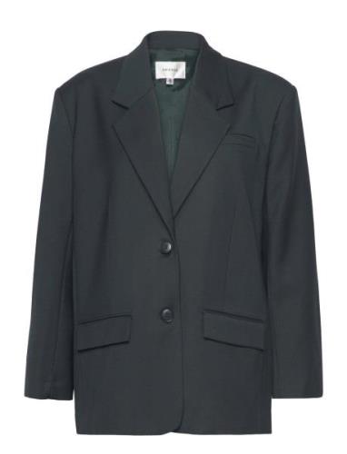 Paulagz Oz Blazer Blazers Single Breasted Blazers Green Gestuz