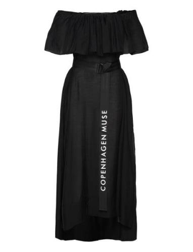 Cmmolly-Dress Maxikjole Festkjole Black Copenhagen Muse