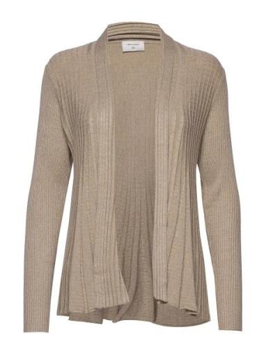 Fqclaudisse-S-Car Tops Knitwear Cardigans Beige FREE/QUENT