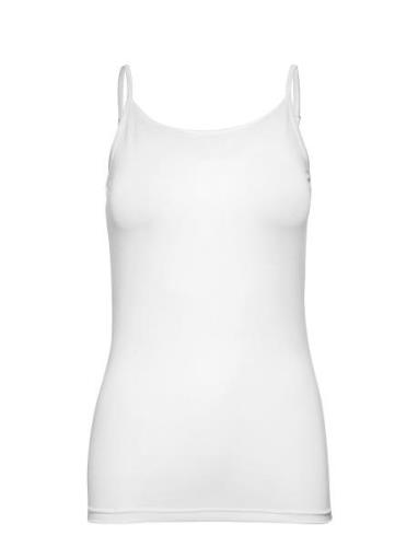 Iane Strap Top Tops T-shirts & Tops Sleeveless White B.young