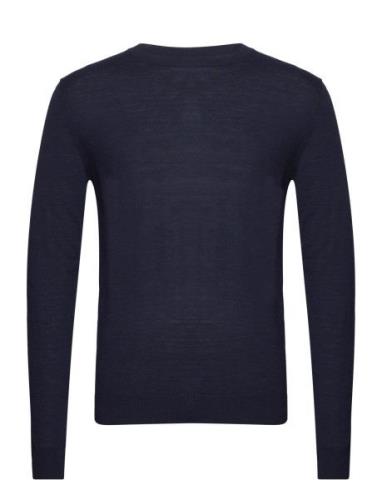 Charlesbb Crew Neck Tops Knitwear Round Necks Navy Bruuns Bazaar