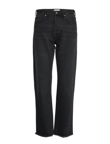 Alexa High-Rise Denim Jeans Bottoms Jeans Straight-regular Black Malin...