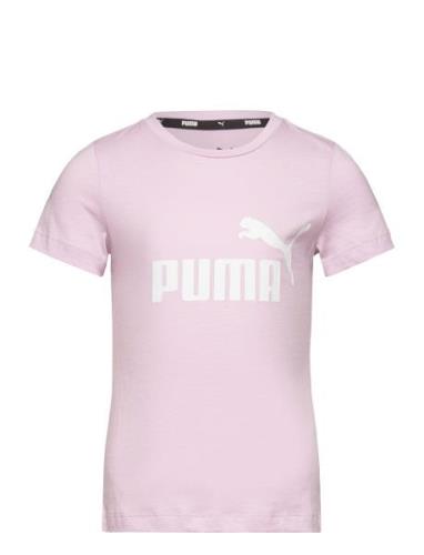 Ess Logo Tee G Sport T-shirts Short-sleeved Pink PUMA