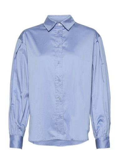Gyapw Sh Tops Shirts Long-sleeved Blue Part Two