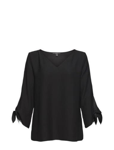 Blouses Woven Tops Blouses Long-sleeved Black Esprit Collection