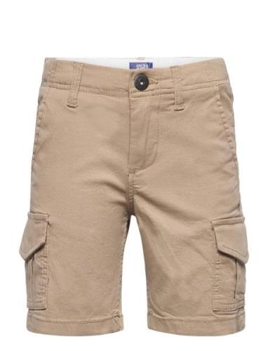 Jpstjoe Jjcargo Shorts Jnr Bottoms Shorts Beige Jack & J S