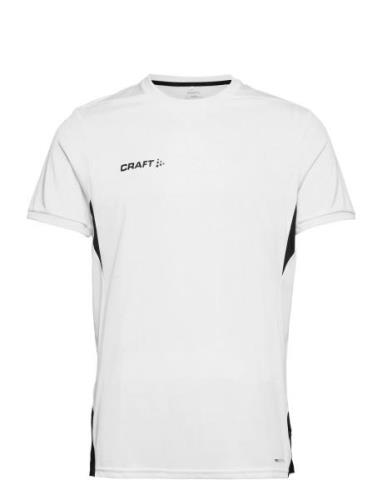 Pro Control Impact Ss Tee M Sport T-shirts Short-sleeved White Craft