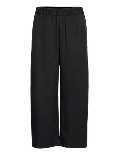 Airy Pants Bottoms Trousers Wide Leg Black A Part Of The Art